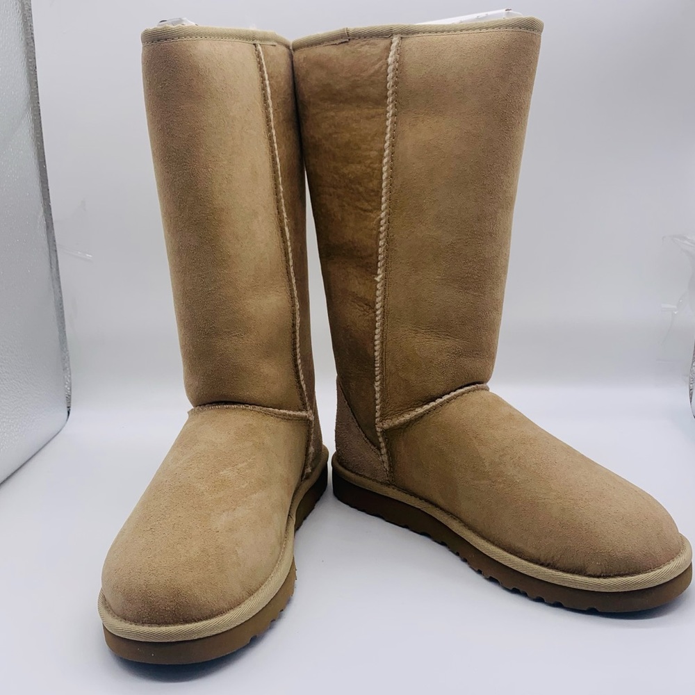 DELUXE CLASSIC TALL UGG BOOTS - SAND